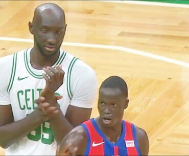 Tacko Fall Shocks Celtics Crowd As A Giant In NBA Return & Gets Standing Ovation! Celtics vs Pistons