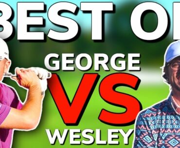 TOP Shots From Wesley Vs George Matches!! PGA Tour Pro vs Pro. | Bryan Bros Golf