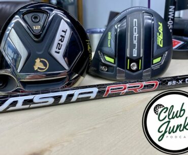 Club Junkie Podcast: Deep-Faced 3 Woods and Fujikura's new Vista Pro Shafts Reviewed