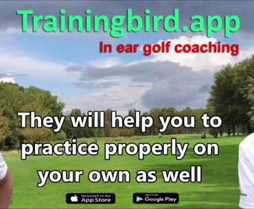An affordable golf app that helps you to always practice in the right way next to your golf lessons