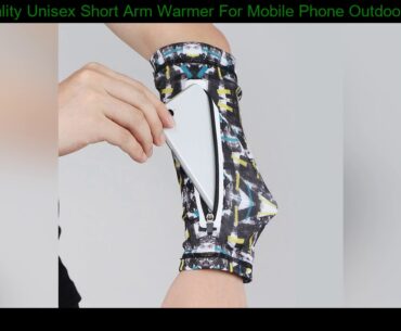 High Quality Unisex Short Arm Warmer For Mobile Phone Outdoor Stretch Arm Bag Running Riding Cyclin