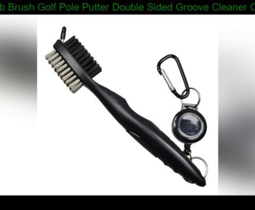 Golf Club Brush Golf Pole Putter Double Sided Groove Cleaner Cleaning Brushes for Outdoor Exercise