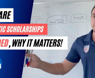 How are athletic scholarships funded?