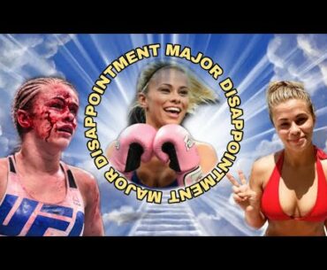Paige VanZant - Major Disappointment