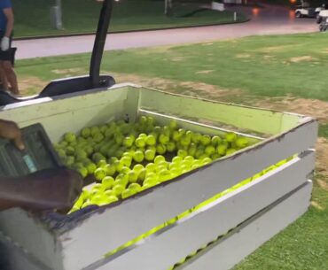 Brilliant idea to stack Golf balls in a pyramid - fast and efficient | Golf