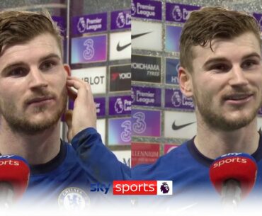 Timo Werner reacts to his first Premier League goal since November 2020! | Chelsea 2-0 Newcastle