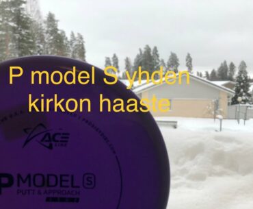 Yhden kiekon haaste (p model s) frisbeegolf suomi