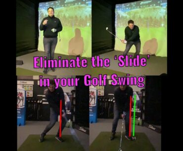 Eliminate the slide in your golf swing