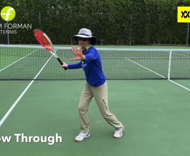 Tennis Players: Show Me Your Butt On Your Follow Through