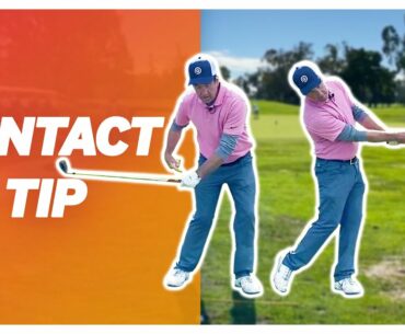 Golf Contact Drills - Iron Swing Tip
