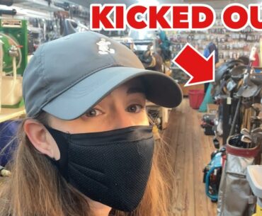 WE GOT KICKED OUT OF A PAWN SHOP.. But Still Bought Tons Of Golf Clubs!!