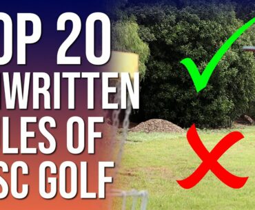 Top 20 Unwritten Rules Every Disc Golfer Needs To Know