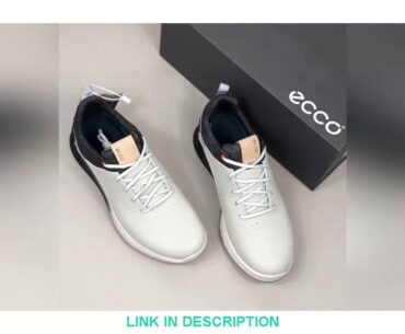 Flash Sale Men Golf Shoes Genuine Leather Golf Sneakers High Quality Walking Sneakers Outdoor Black