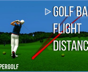 Golf Ball Flight Distance | SUPERGOLF 3D