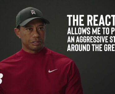 Tiger talks about his TOUR B XS golf ball with REACTIV cover