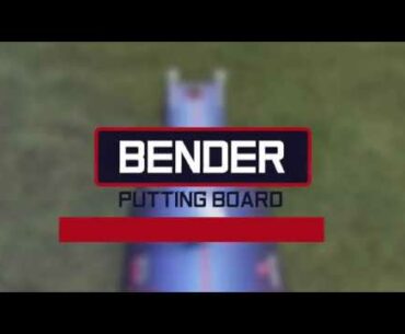 Bender Putting Board Golf Training Aid Featuring Mike Bender PGA