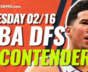 DRAFTKINGS NBA DFS PICKS TODAY | Top 10 ConTENders Tue 2/16 | NBA DFS Simulations