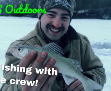 Ice Fishing with the SBS Outdoors Crew