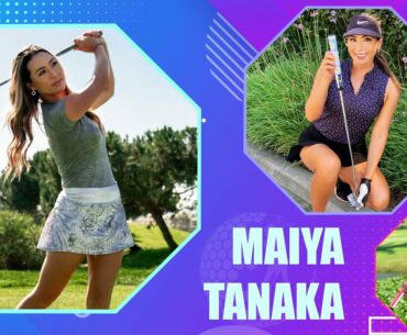 Beautiful Girl Golf Instructor Maiya Tanaka Golf Swing | Golf Channel 2021