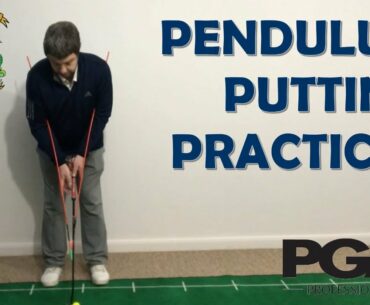 Hole more putts with a Develop a Pendulum Putting Stroke.