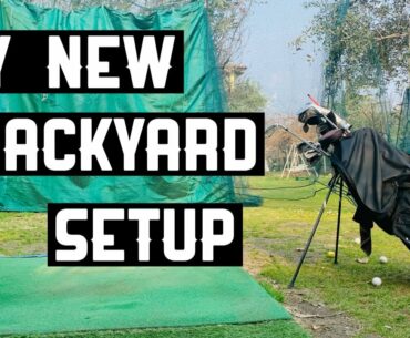 New Backyard Net Setup | Lockdown Golf