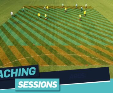 Line Ball And End Zone Games | FA Learning Coaching Session From Paul McGuinness
