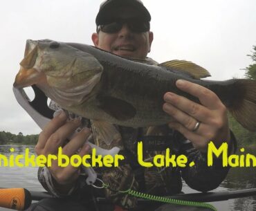 EP. 102 Bass Fishing Maine- Knickerbocker- 6lb Bass & Trout! Vibe Sea Ghost 130