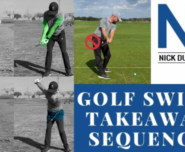 Golf Swing Takeaway Sequence