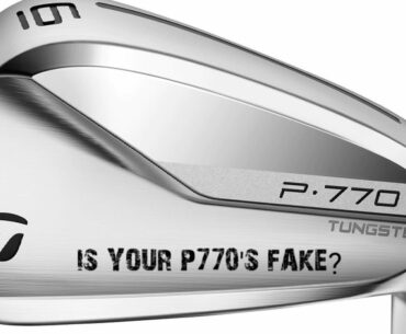 Is your TaylorMade P770 irons fake?