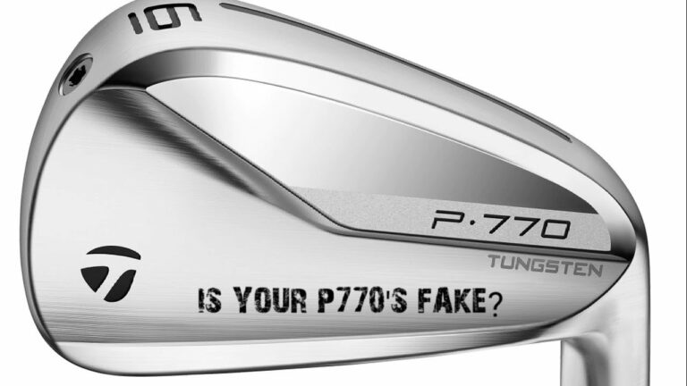 Is your TaylorMade P770 irons fake? - FOGOLF