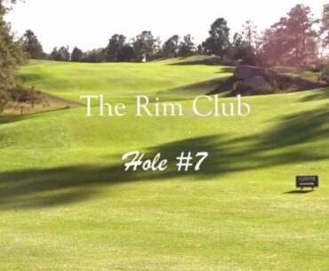 The Rim Golf Club Hole #7 - DRONE TOUR W/ PRO TIPS - Payson, Arizona