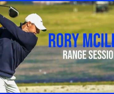 Rory Mcilroy Range Session | Warm up Swings (Wedge To Driver)
