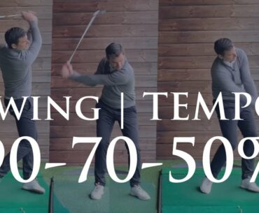 Swing | Tempo 90-70-50 % - Meer controle over je swing en de clubhoofd-snelheid