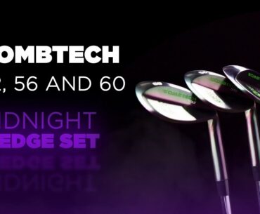 Limited Edition Midnight Shadow BombTech 52, 56 and 60 Wedge Set