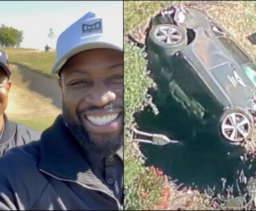 Dwyane Wade was playing golf with Tiger Woods right before his horrible car crash