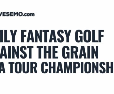 PGA DFS Picks & Fades: Against The Grain 2020 PGA Tour Championship