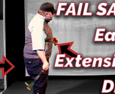 Build a Better Swing:  A Great Early Extension Drill