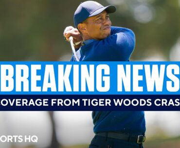 BREAKING: Live Coverage from Tiger Woods Crash Site | CBS Sports HQ