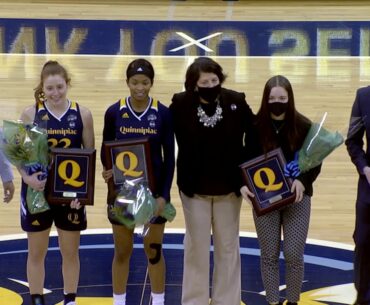 Women's Basketball 2021 Senior Day Ceremony