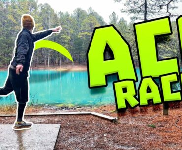 Disc Golf ACE RACE in THE RAIN!!