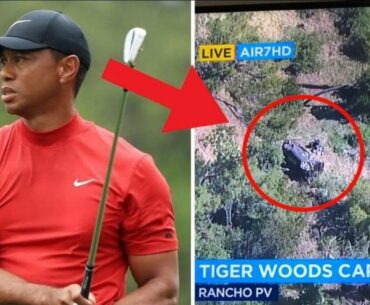 Tiger Woods Involved in MAJOR Accident - Extracted with Jaws Of Life, Taken To Hospital