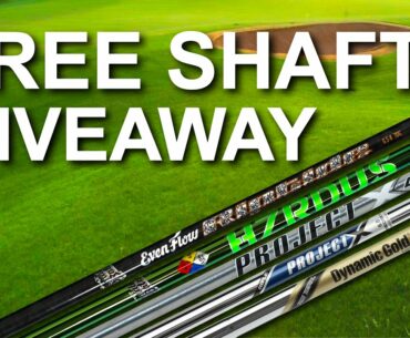 3K SUBSCRIBER SHAFT GIVEAWAY!