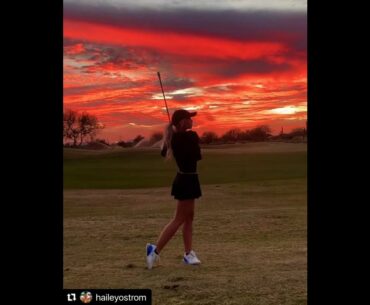 Hailey Ostrom professional golfer LPGA tour great swing