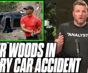 Pat McAfee Reacts To Tiger Woods' Scary Car Wreck Situation