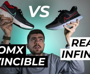 NIKE ZOOMX INVINCIBLE VS. REACT INFINITY 2 | Comparison of early-2021 Nike daily trainers