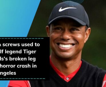 Rod & screws used to fix golf legend Tiger Woods's broken leg after horror crash in Los Angeles