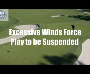 PGA Tour Event is Suspended Due to Extreme Wind - Golf Rules Explained