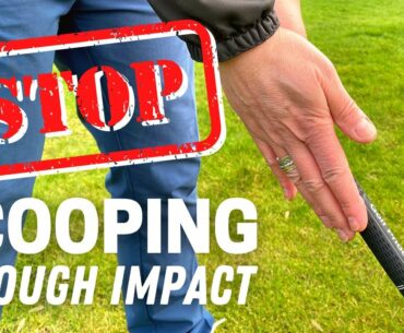 STOP SCOOPING through impact - GREAT training drill