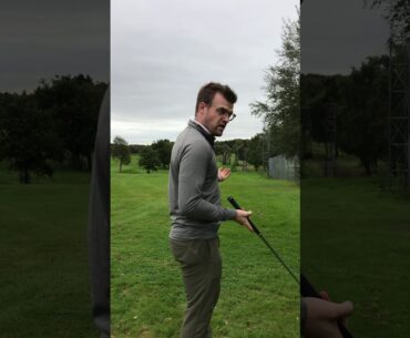 How to shallow the golf club with just your left hand #SHORTS