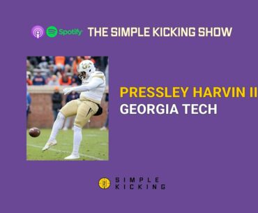 The Most Improved Punter in College Football and 2020 Ray Guy Award Winner, Pressley Harvin III, GT